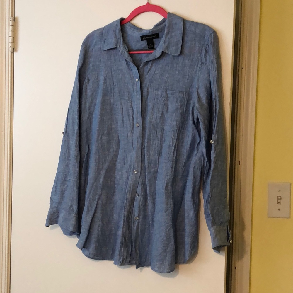 Blue Linen Shirt